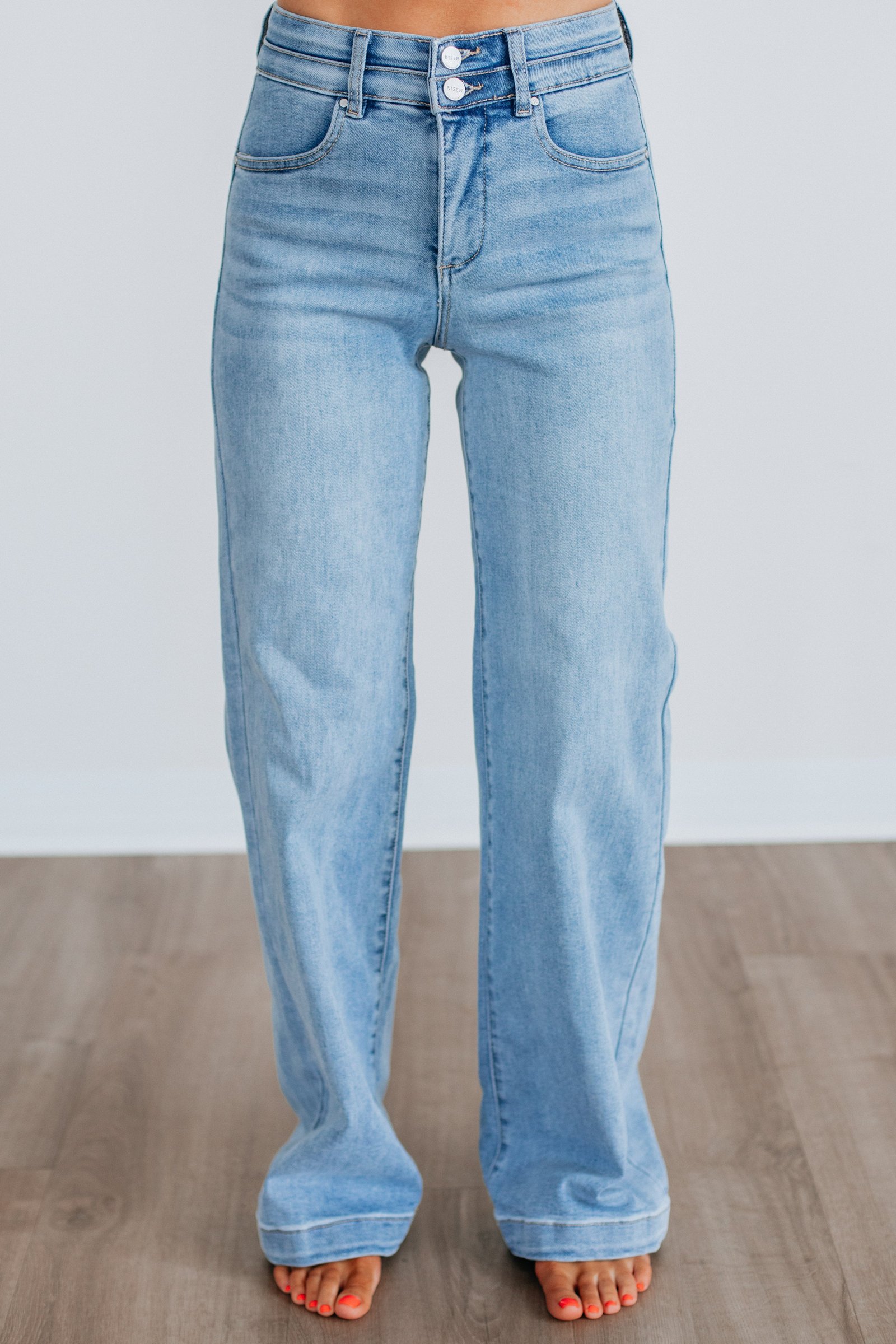 Kamiah Risen Jeans - Light Wash - Image 3