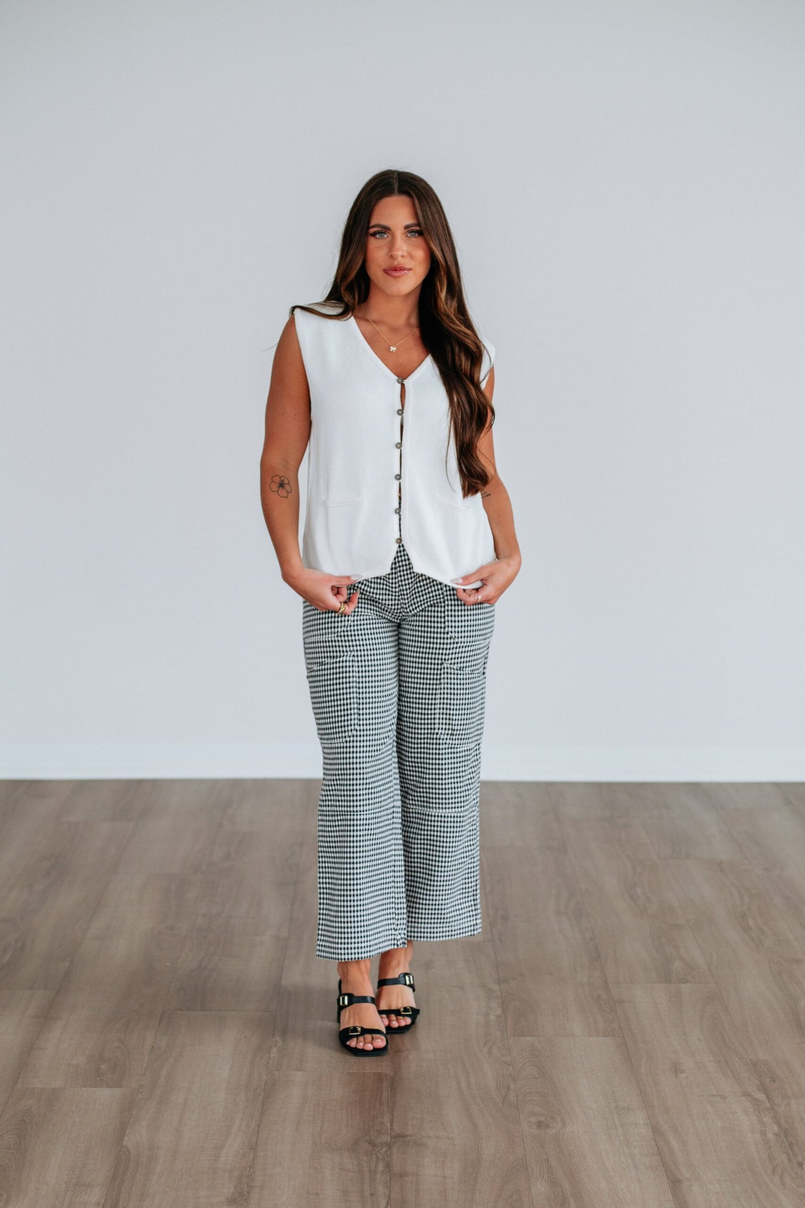 Oliya Plaid Pants - Image 2