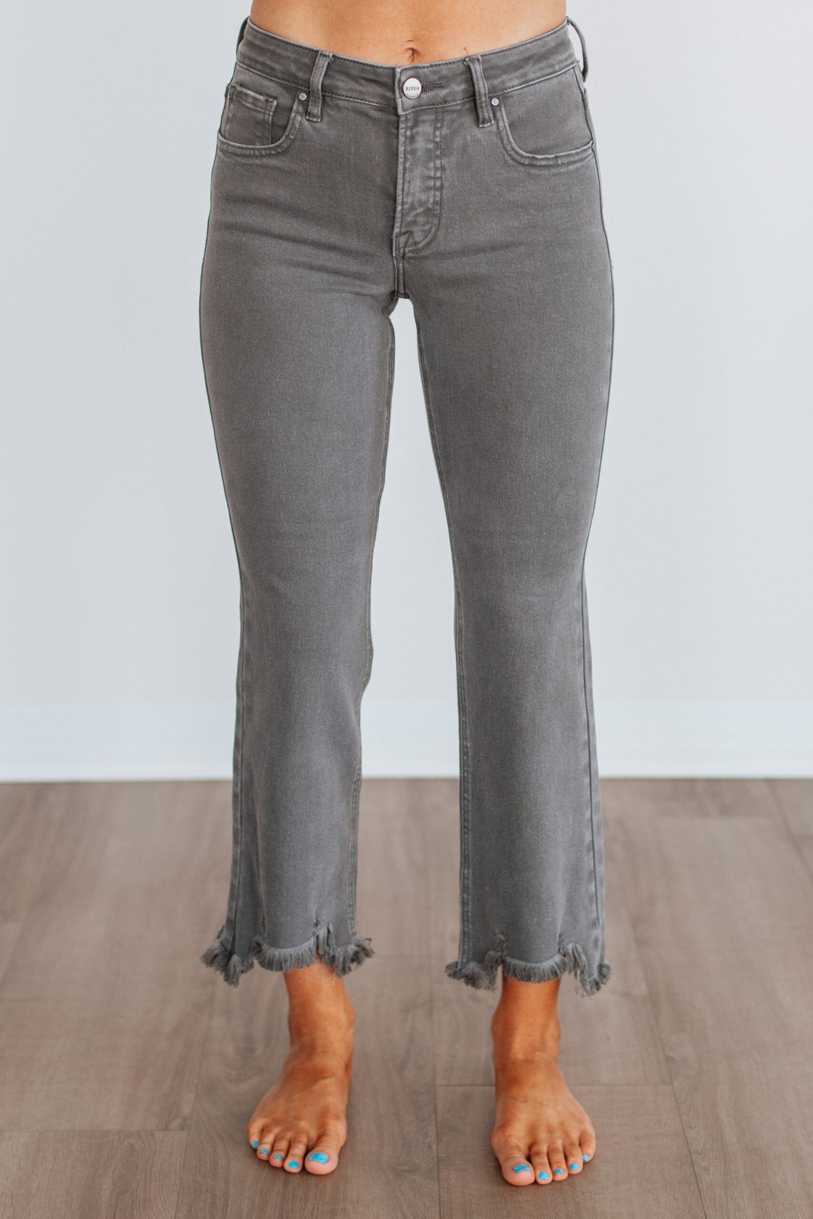 Neona Risen Jeans - Charcoal - Image 3