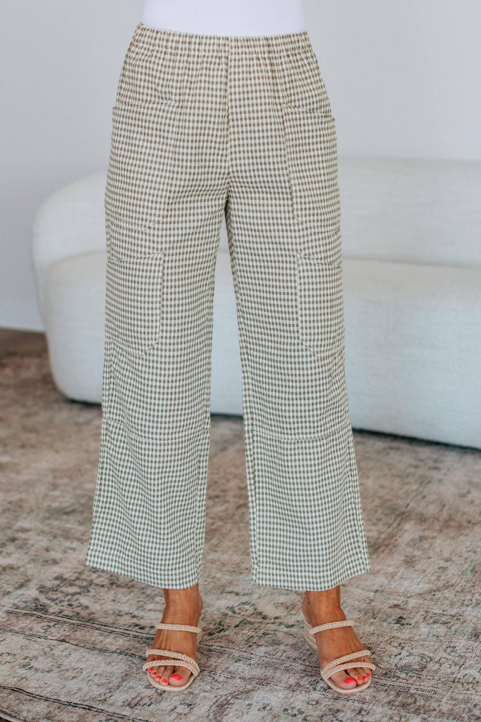 Oliya Plaid Pants - Image 3