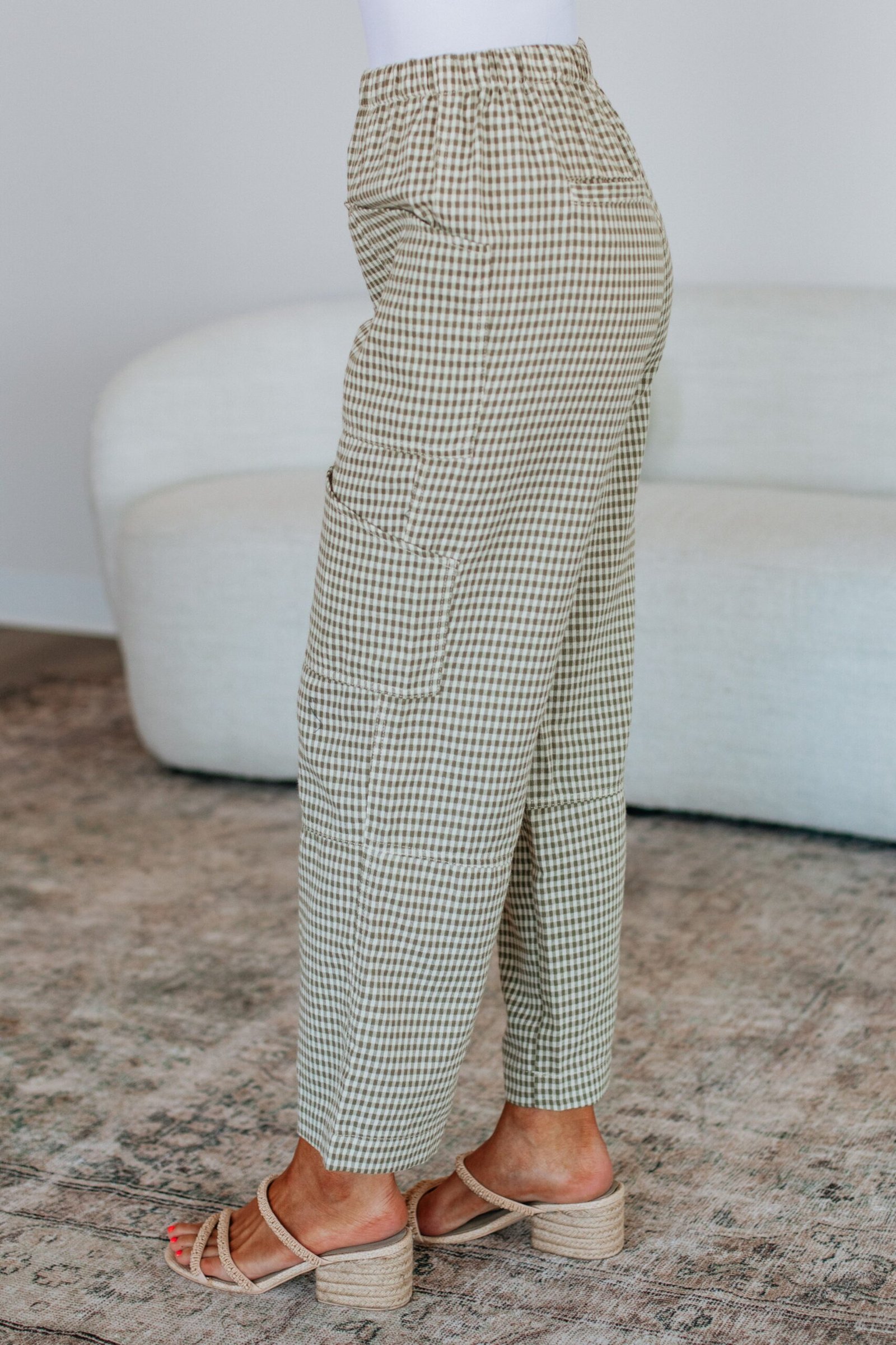 Oliya Plaid Pants - Image 4