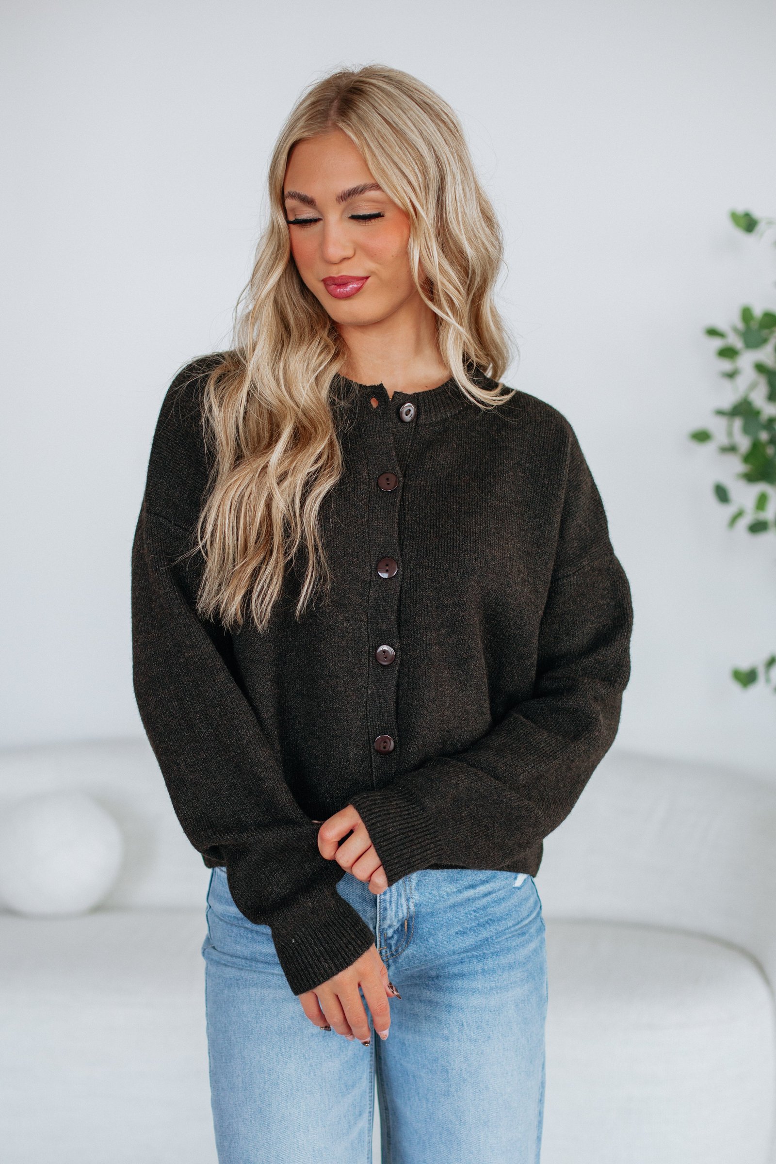 Kassi Cardigan - Coffee - Image 3