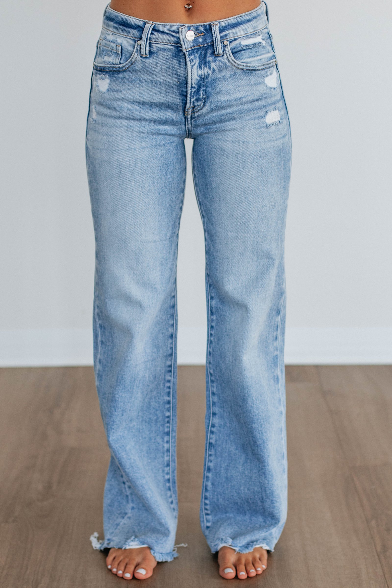 Adelyn Risen Jeans - Light Wash - Image 3