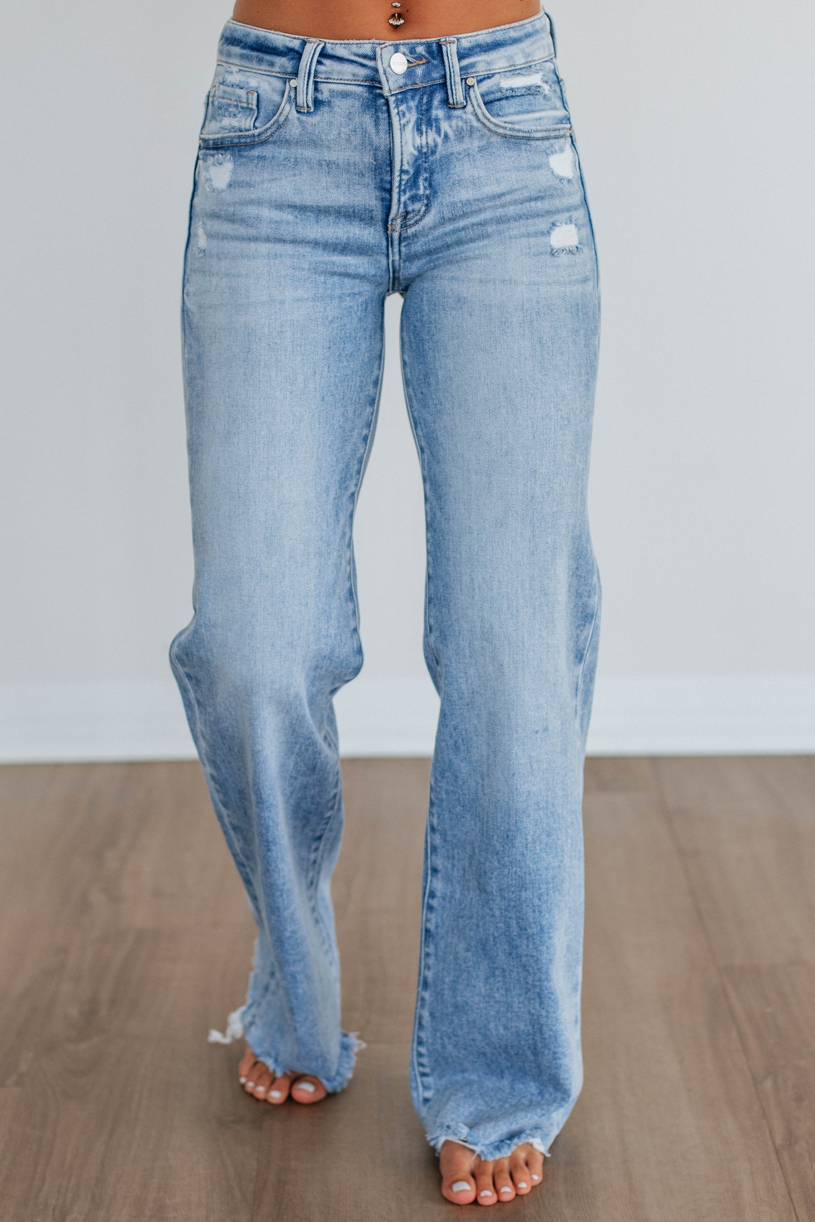 Adelyn Risen Jeans - Light Wash - Image 5