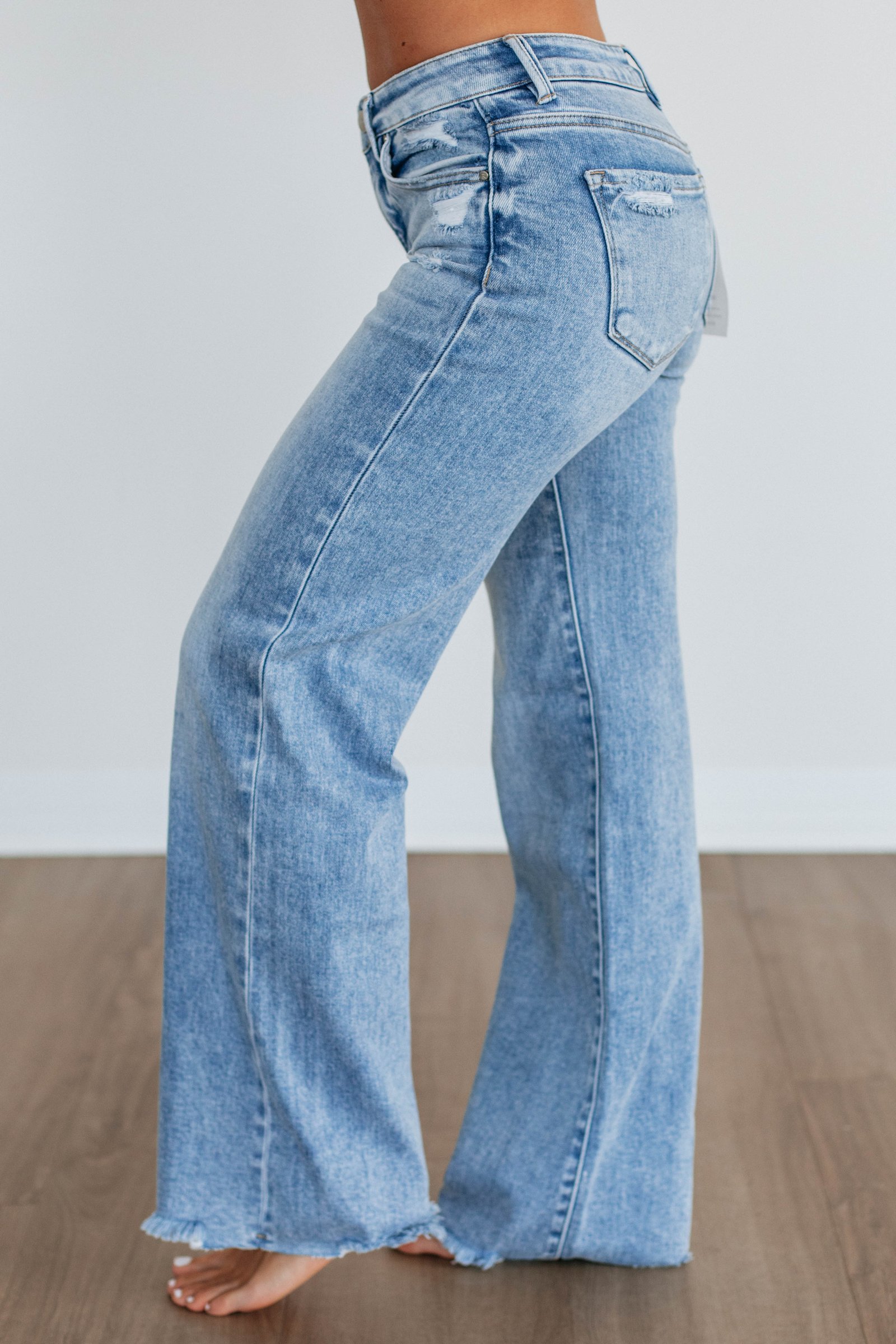 Adelyn Risen Jeans - Light Wash - Image 2