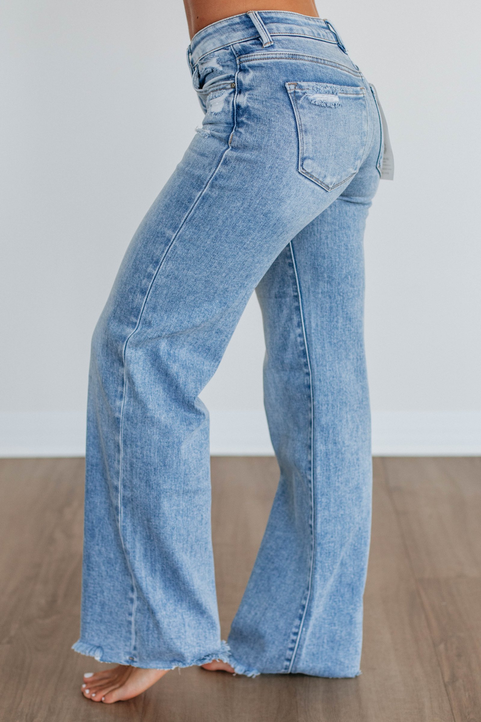 Adelyn Risen Jeans - Light Wash - Image 6