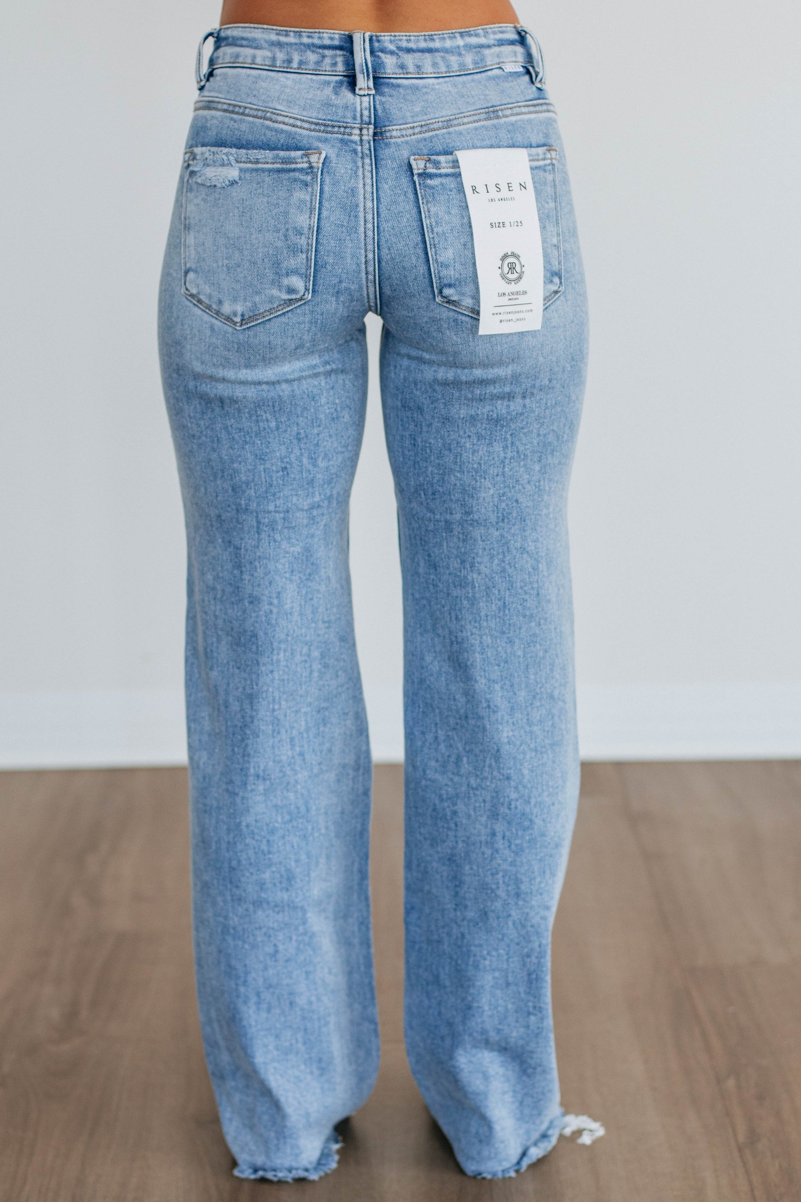 Adelyn Risen Jeans - Light Wash - Image 4